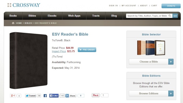 ESV Readers Bible